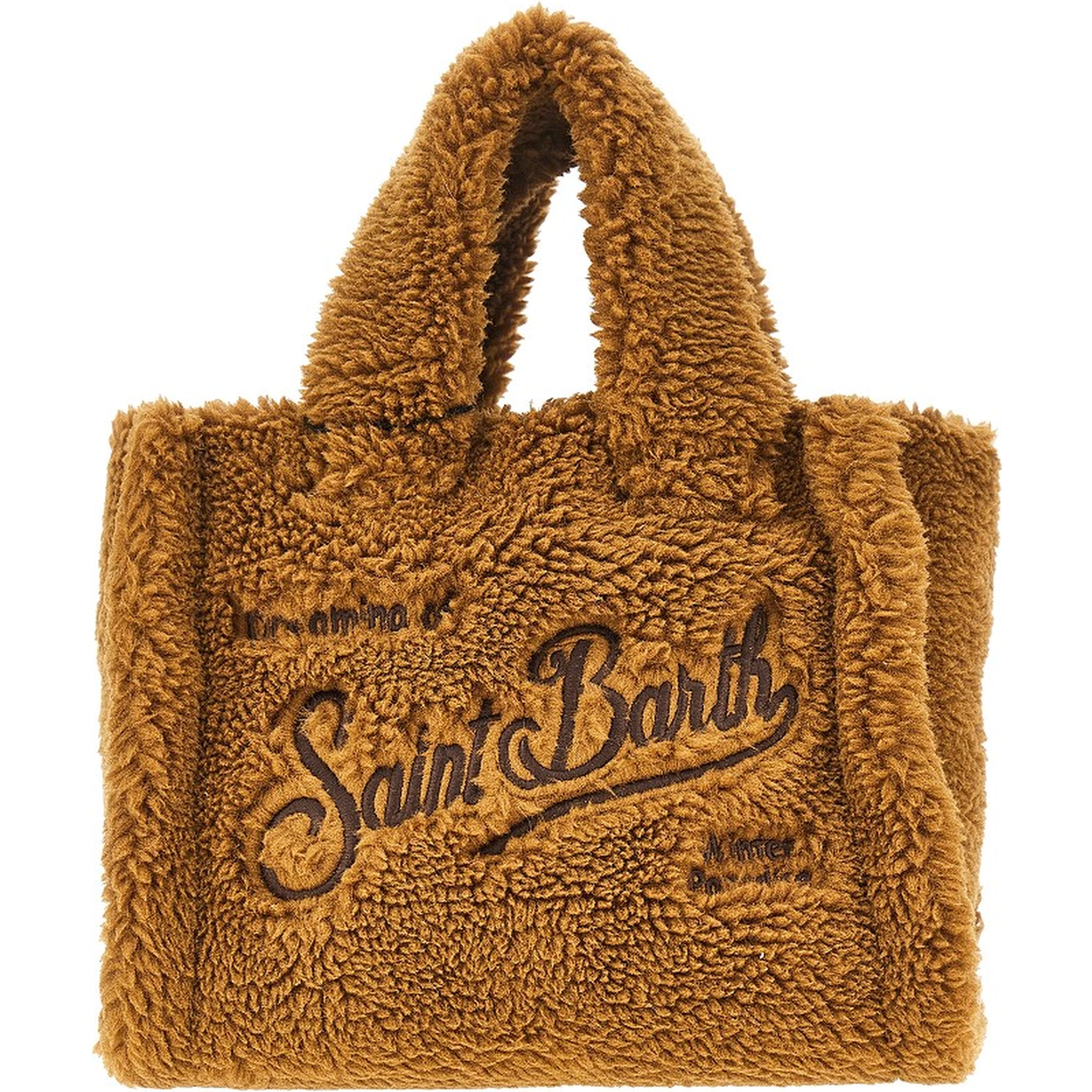 Teddy fabric mini 'Vanity' bag