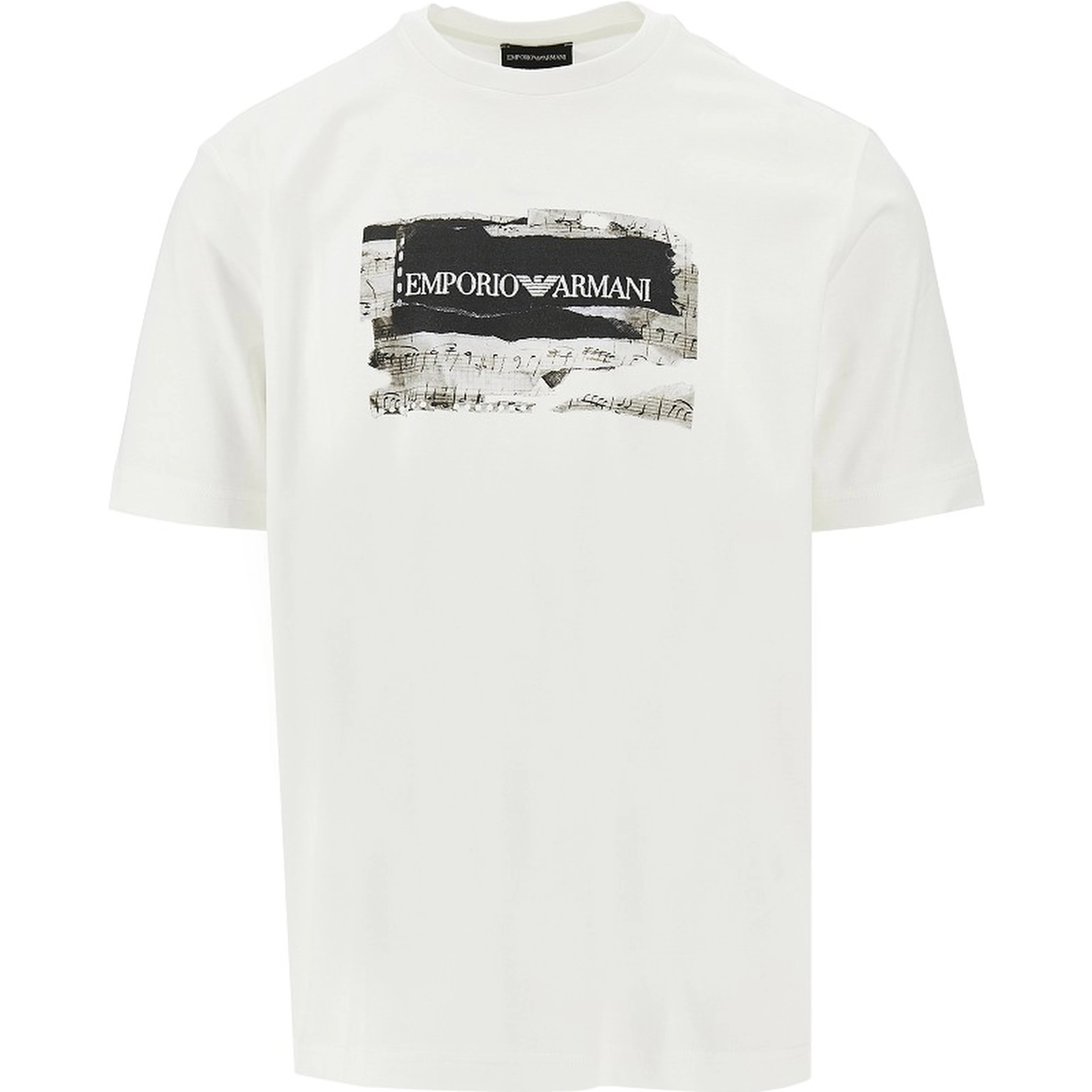 Logo embroidery and print T-shirt