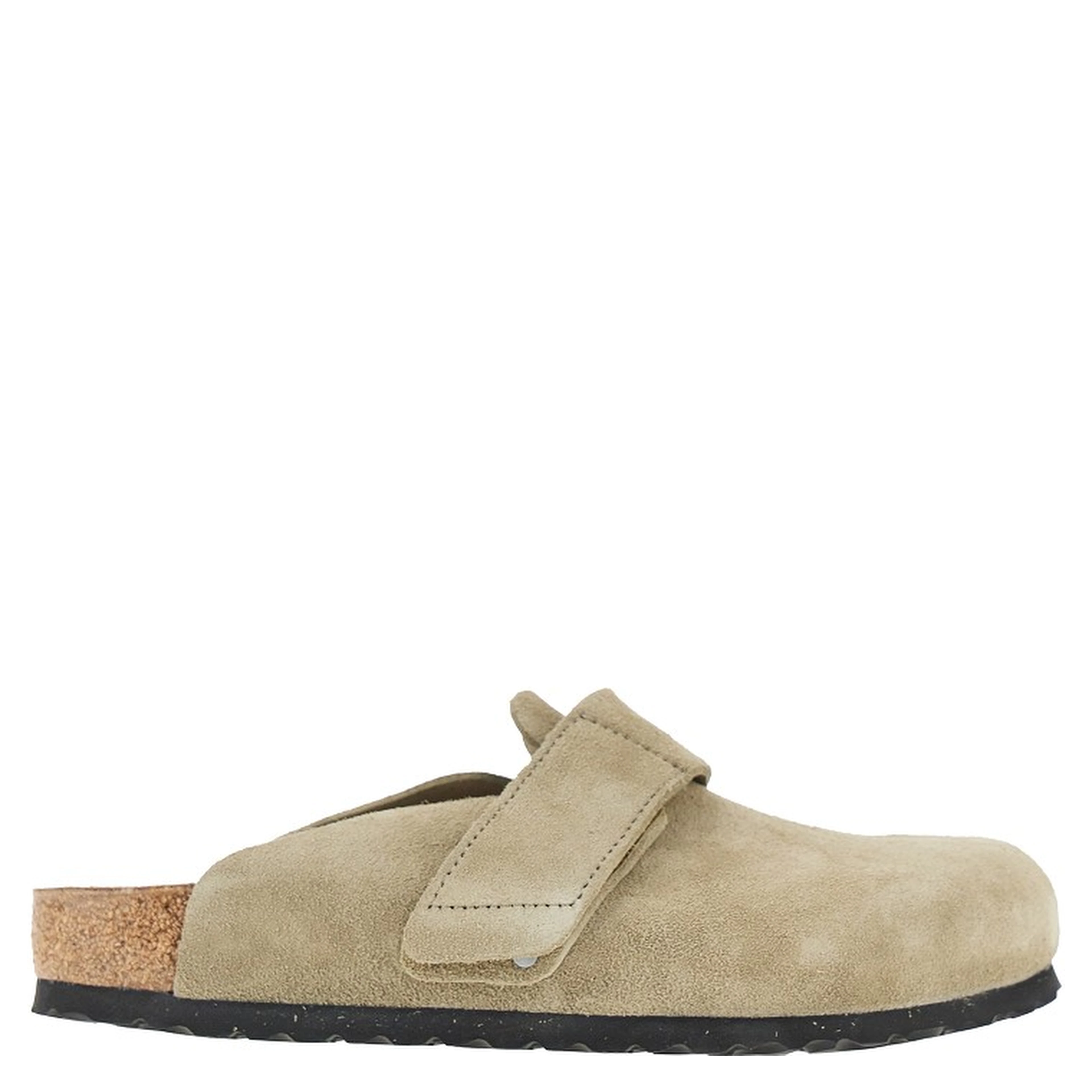 'Loma' suede leather clogs