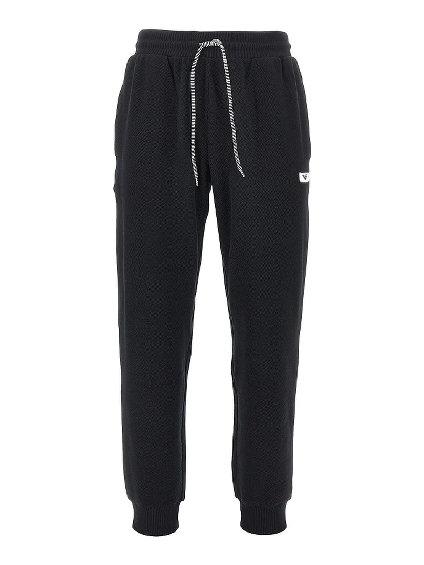 Piquet jersey jogging pants