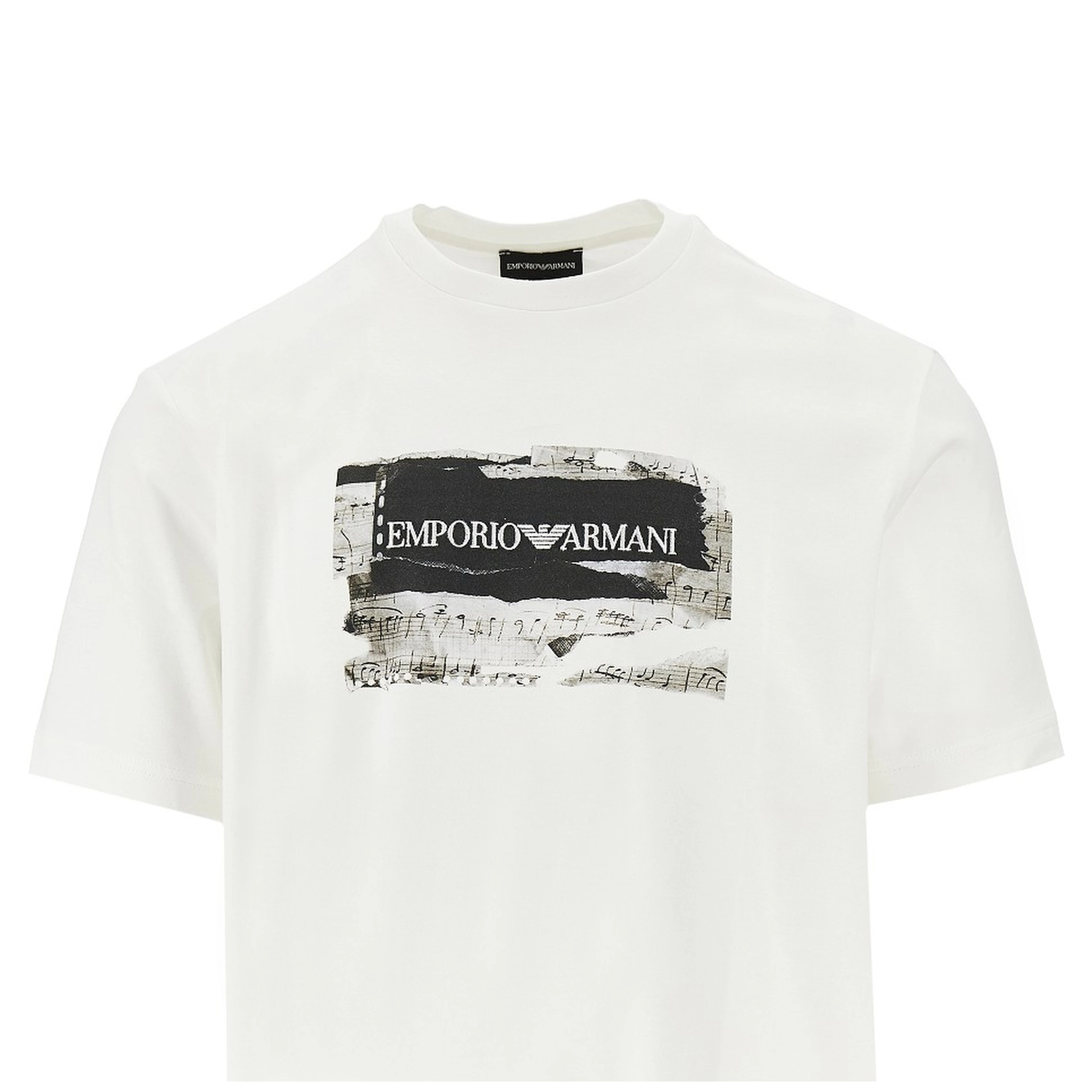 Logo embroidery and print T-shirt