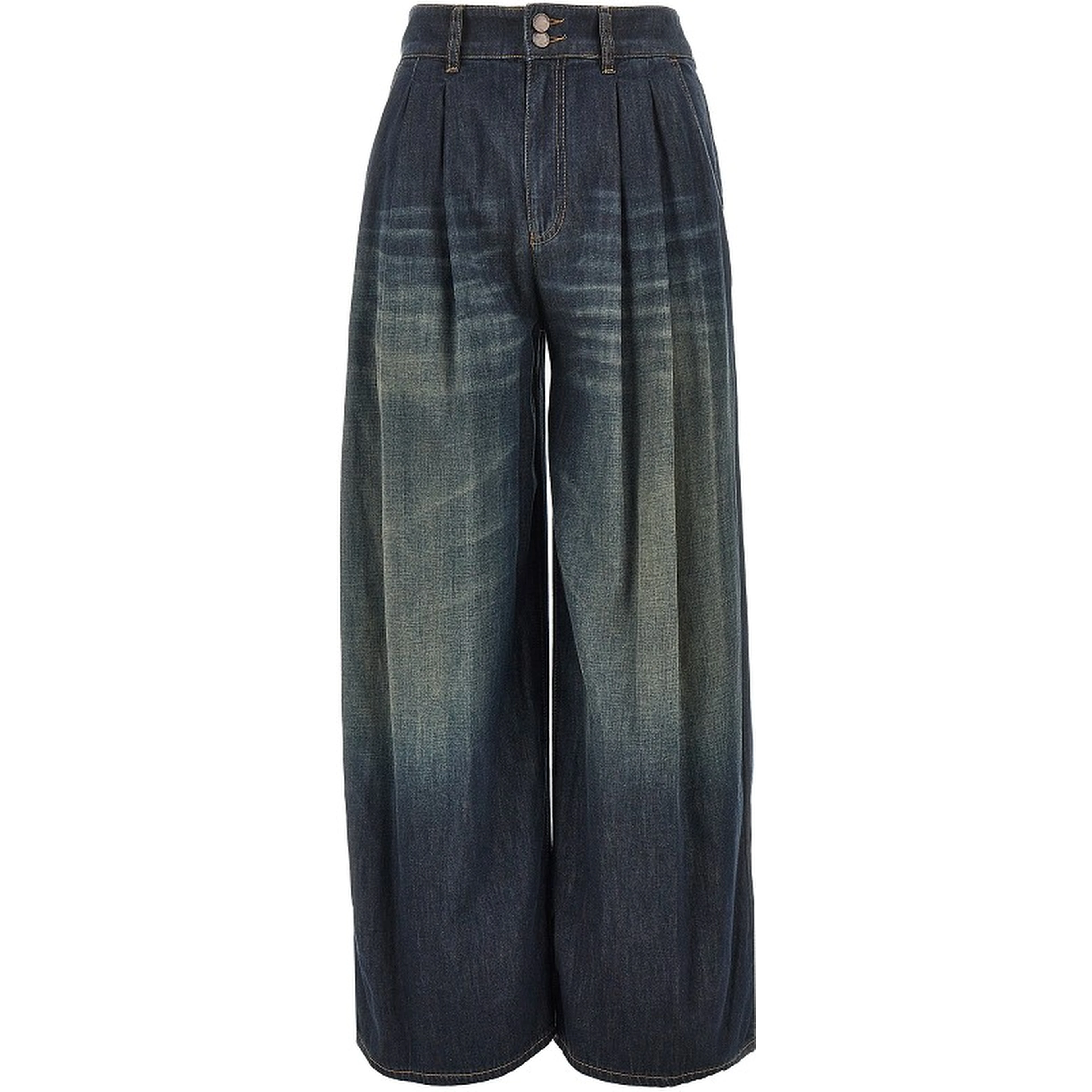 Lightweight denim wide leg 'J8K' pants