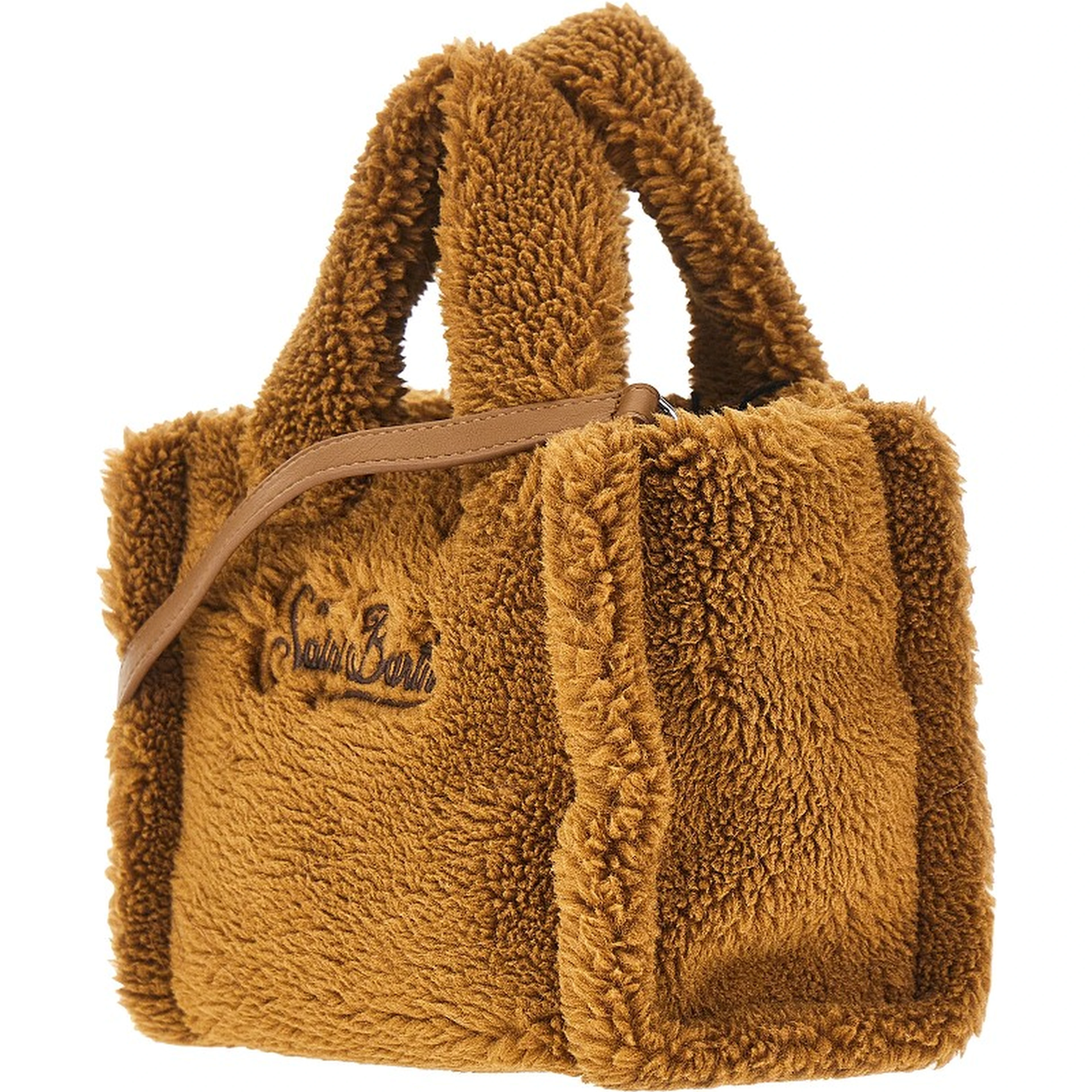 Teddy fabric mini 'Vanity' bag