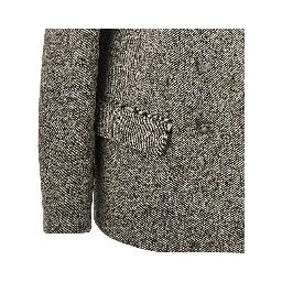 Virgin wool double-breasted jacket
