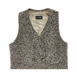 Double-breasted wool vest