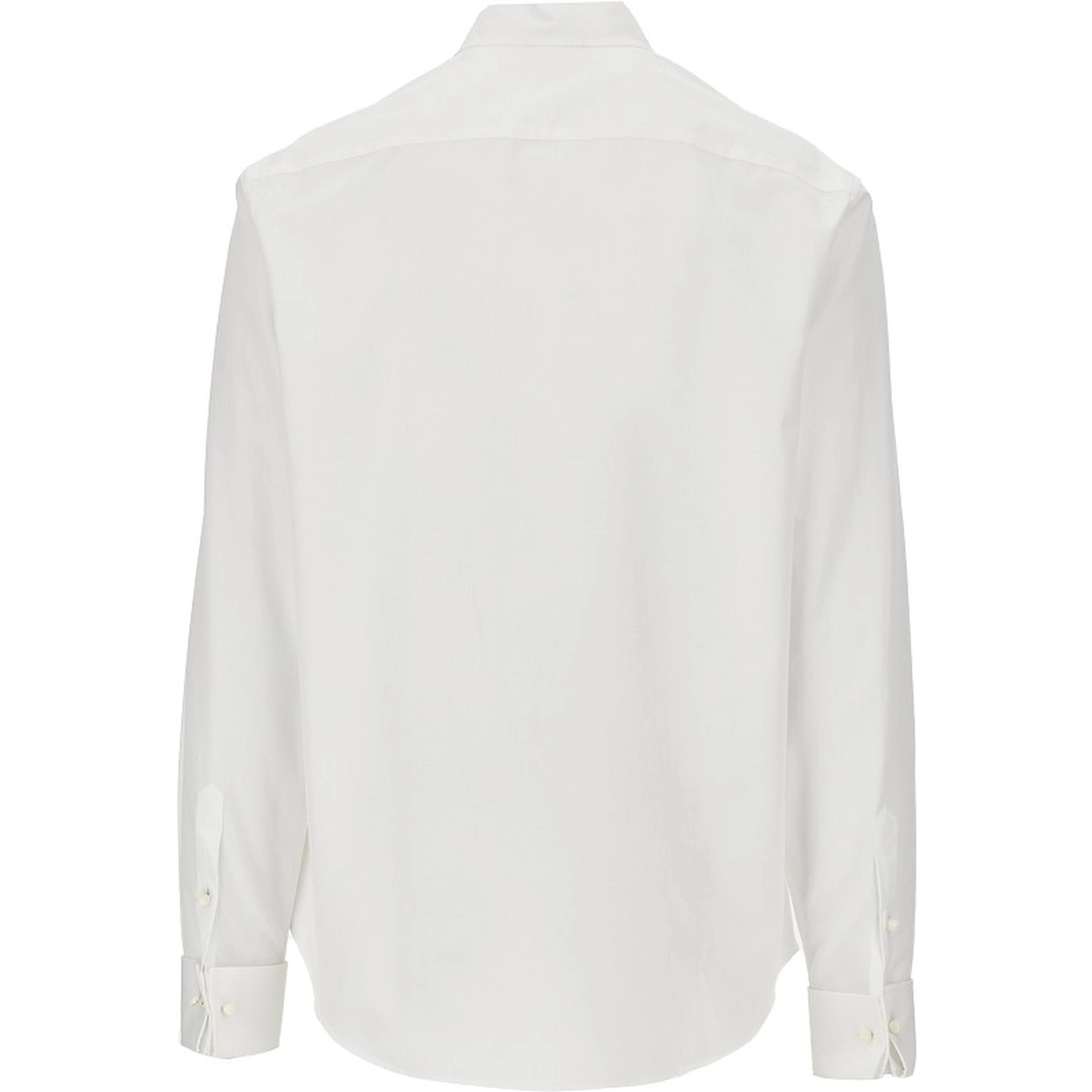 Cotton shirt with mother-of-pearl buttons