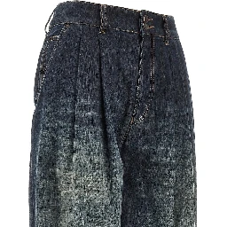 Lightweight denim wide leg 'J8K' pants