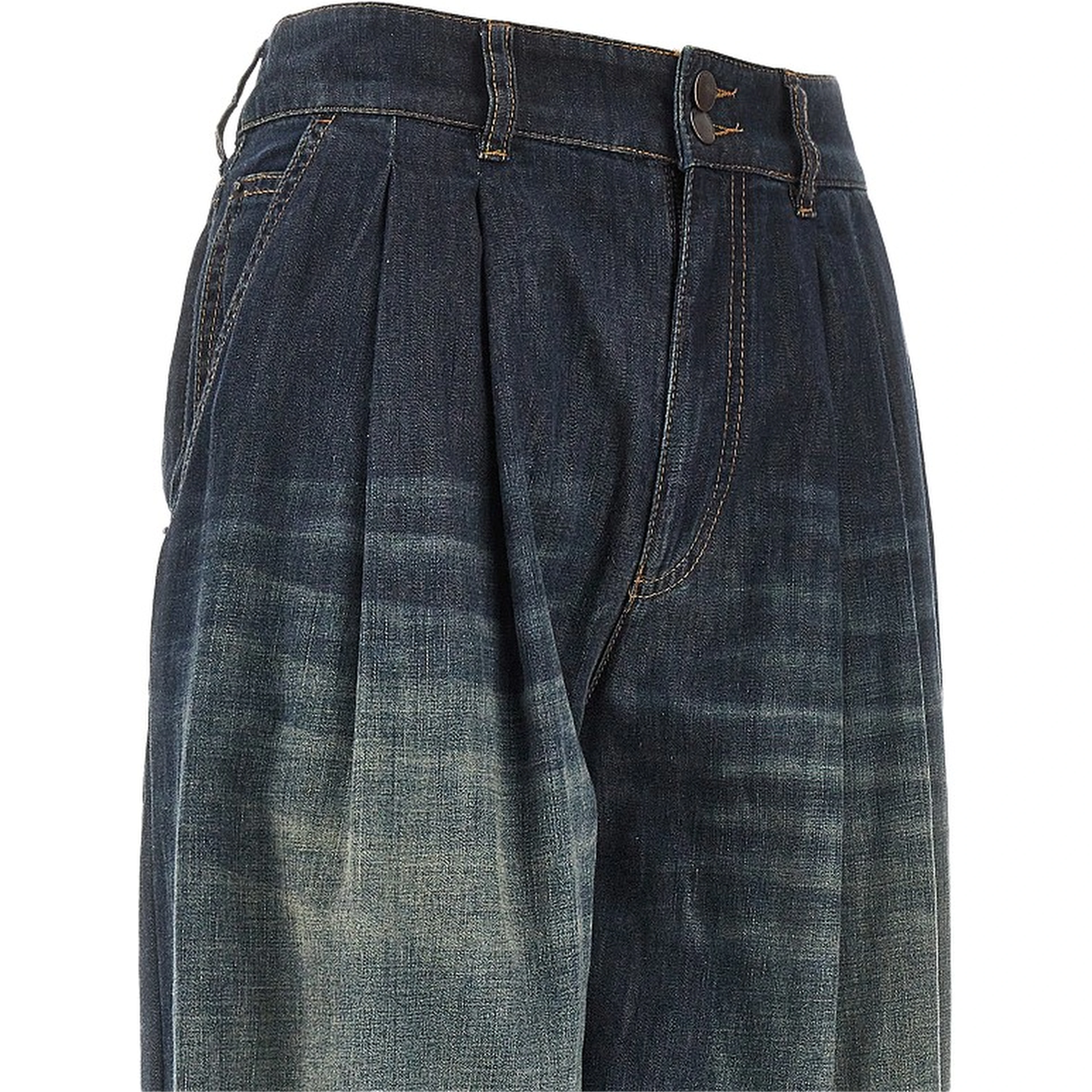 Lightweight denim wide leg 'J8K' pants