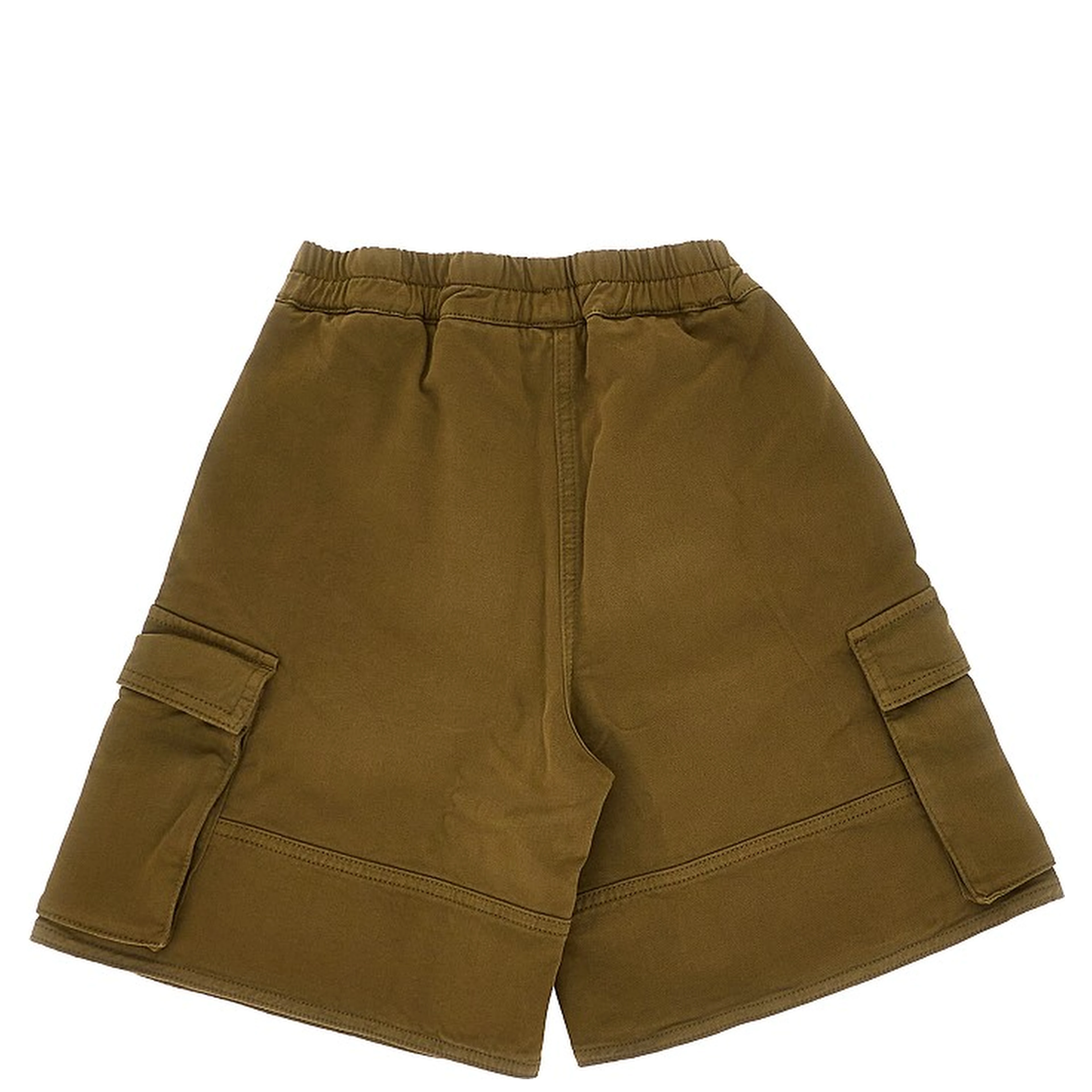 Stretch gabardine cargo shorts