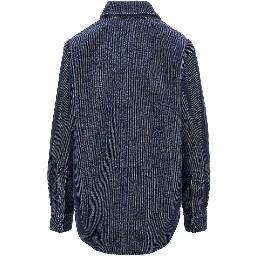 Corduroy shirt with Eagle embroidery