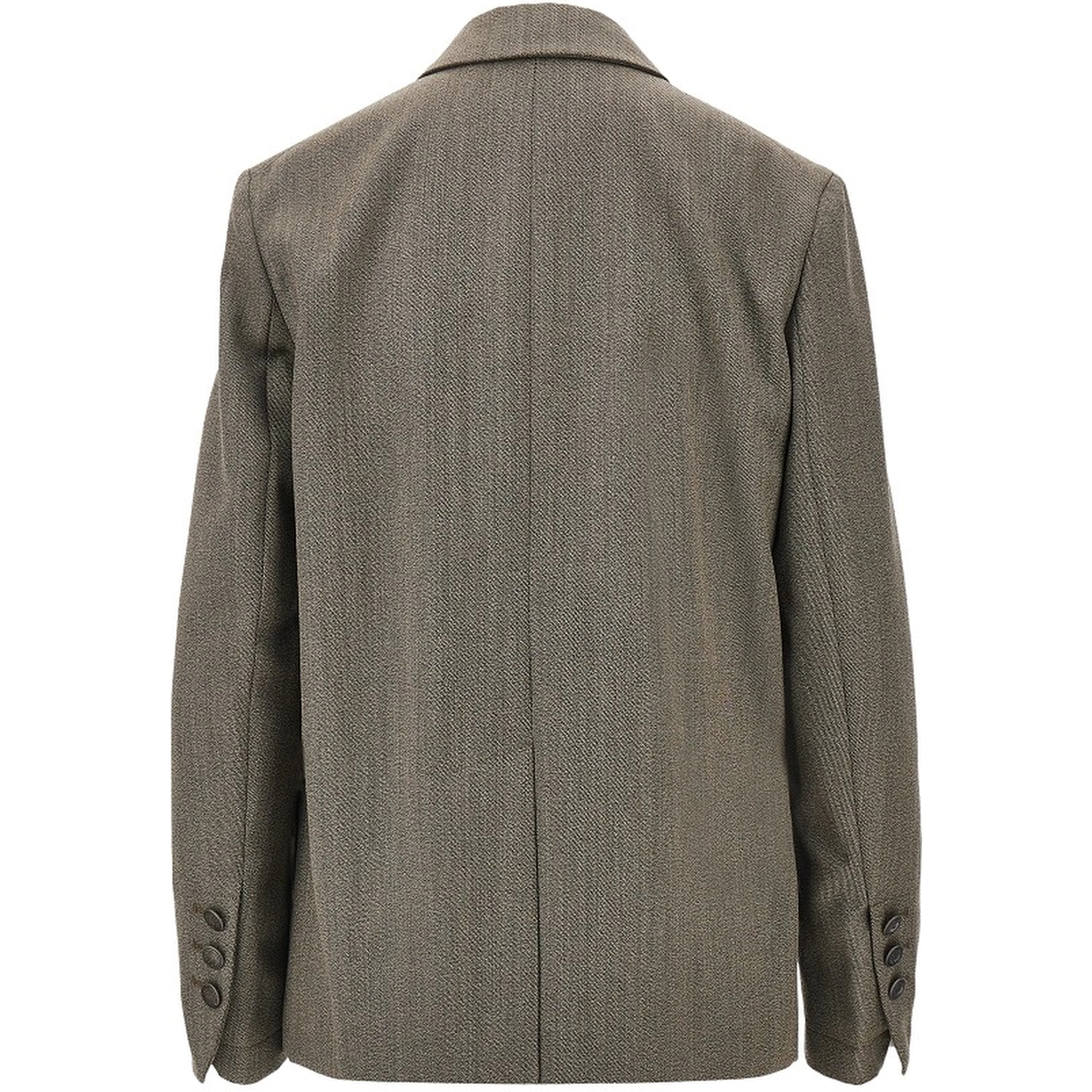 Virgin wool double-breasted jacket