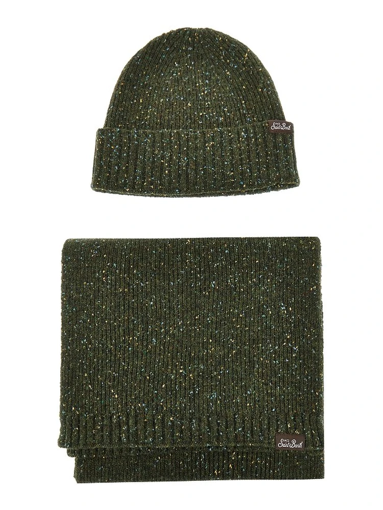 Beanie hat and scarf set