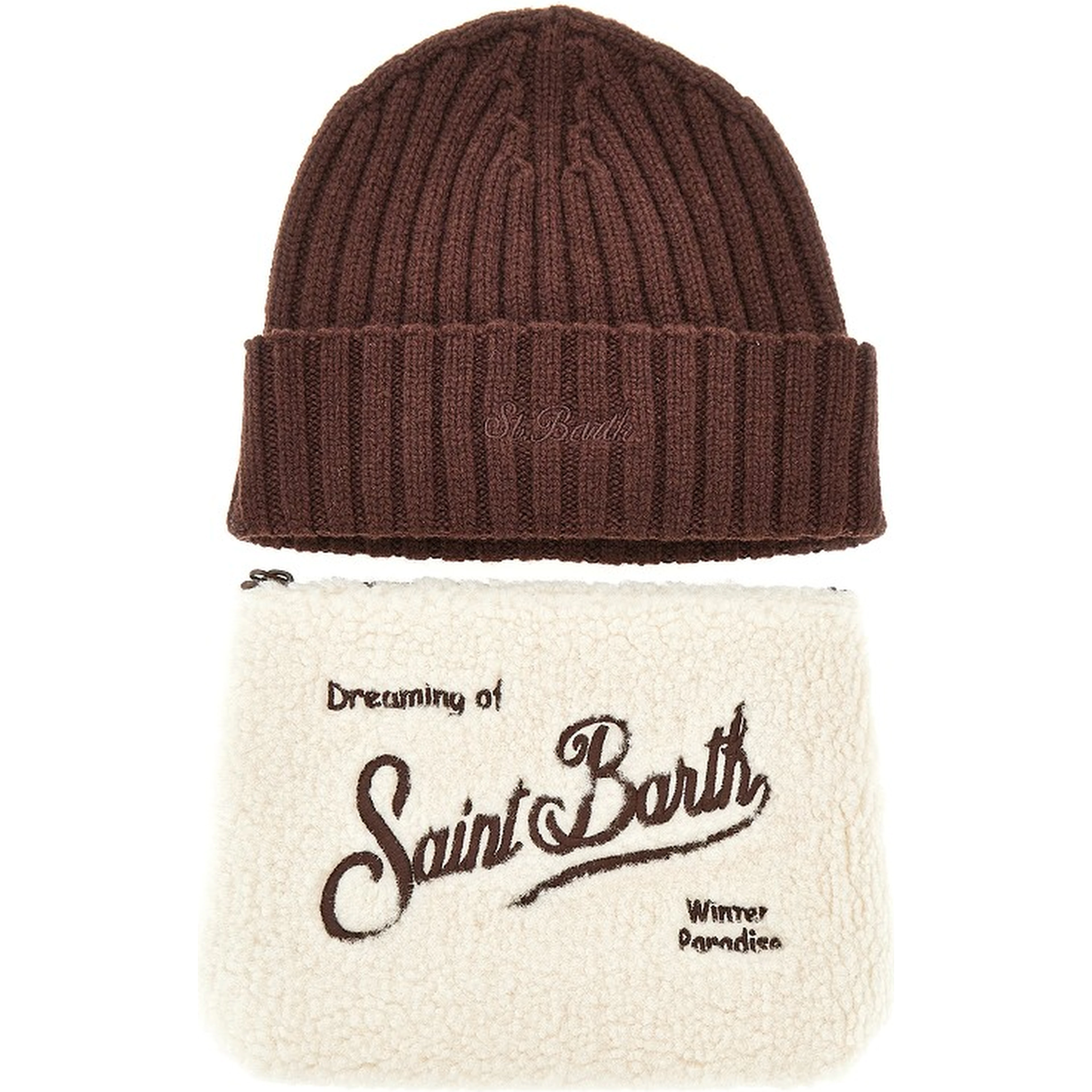 Pouch and beanie hat Christmas Gift Box
