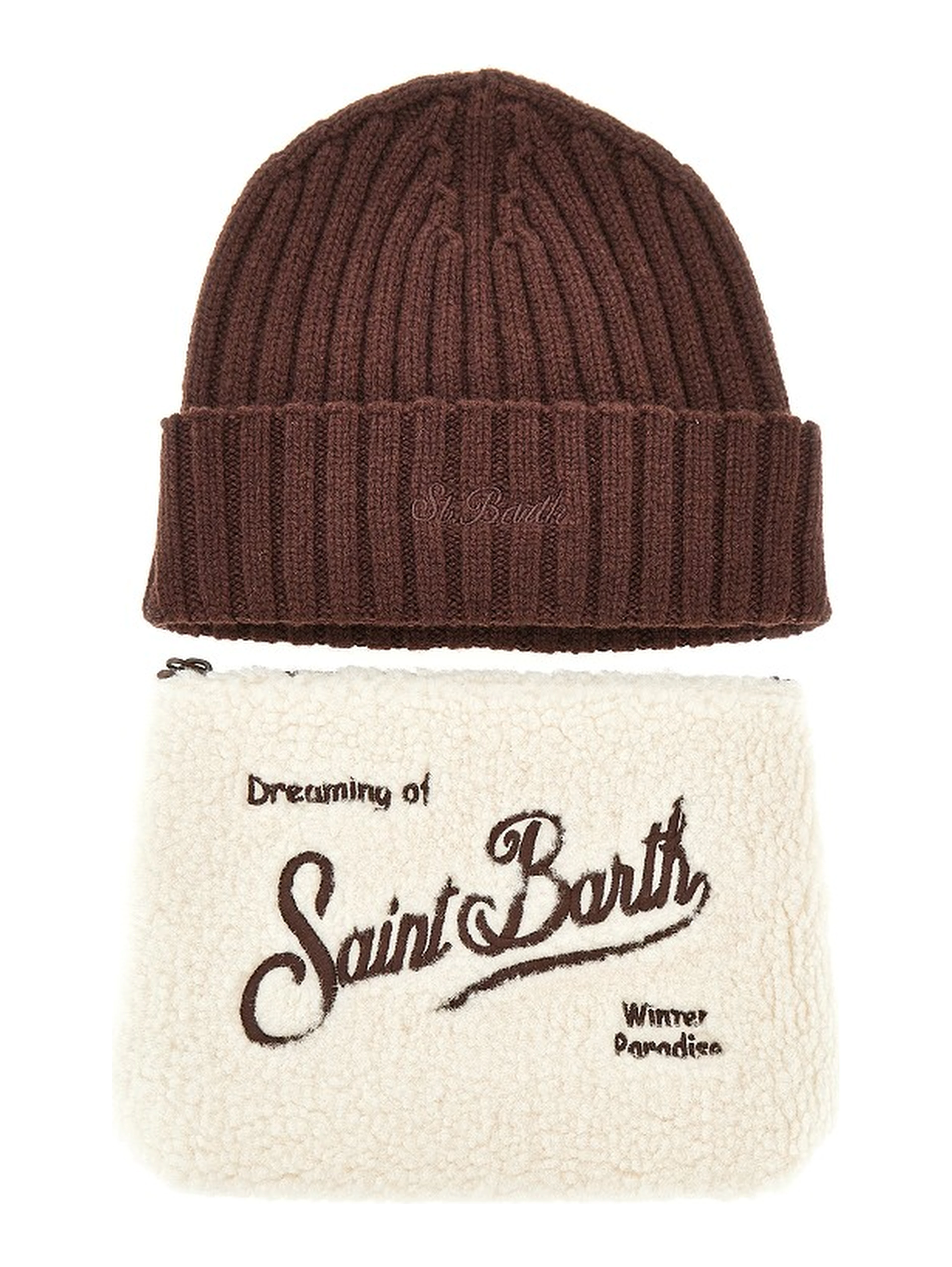 Pouch and beanie hat Christmas Gift Box