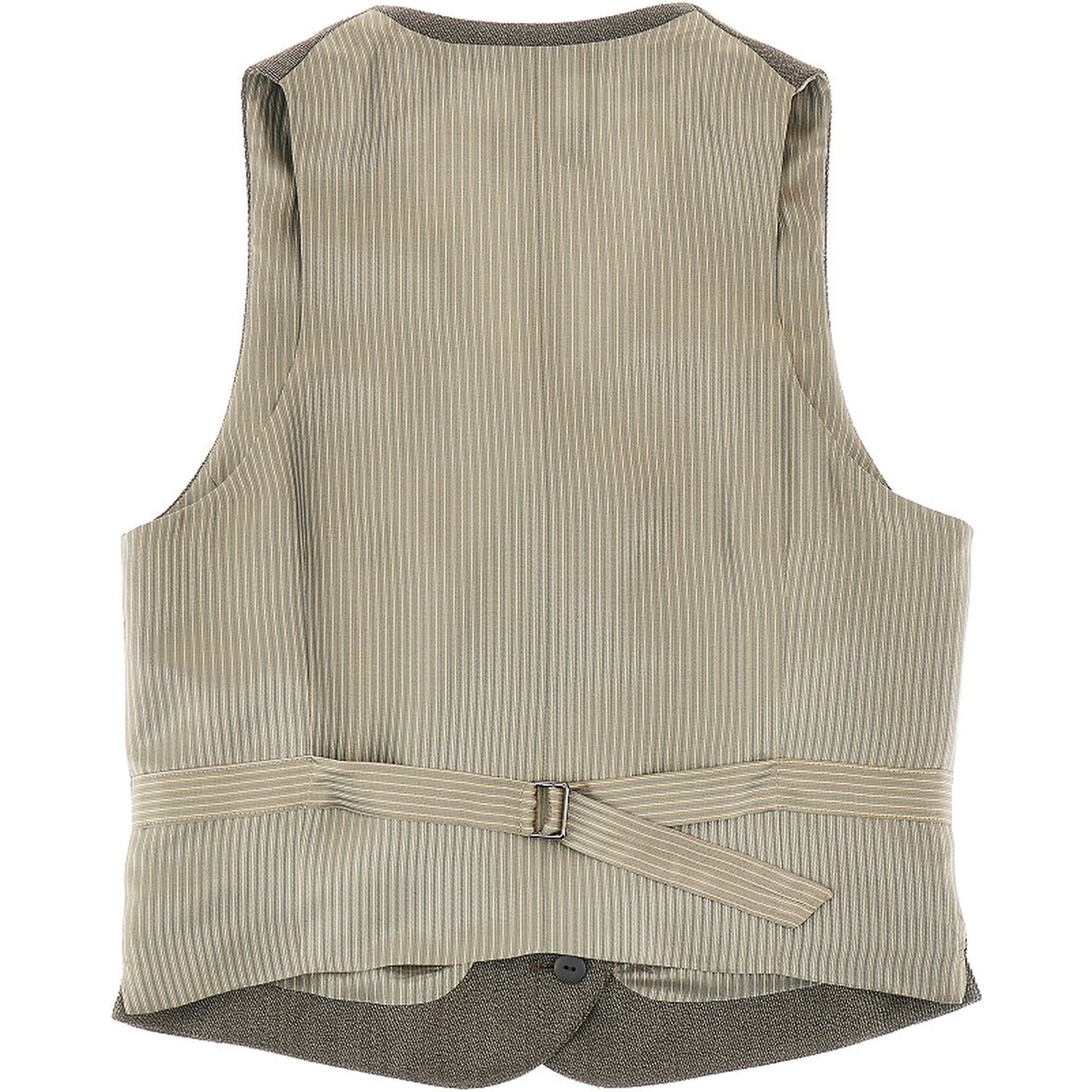 Double-breasted wool vest