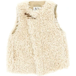 Faux shearling fur vest