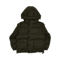 'Apres School' embroidery padded jacket