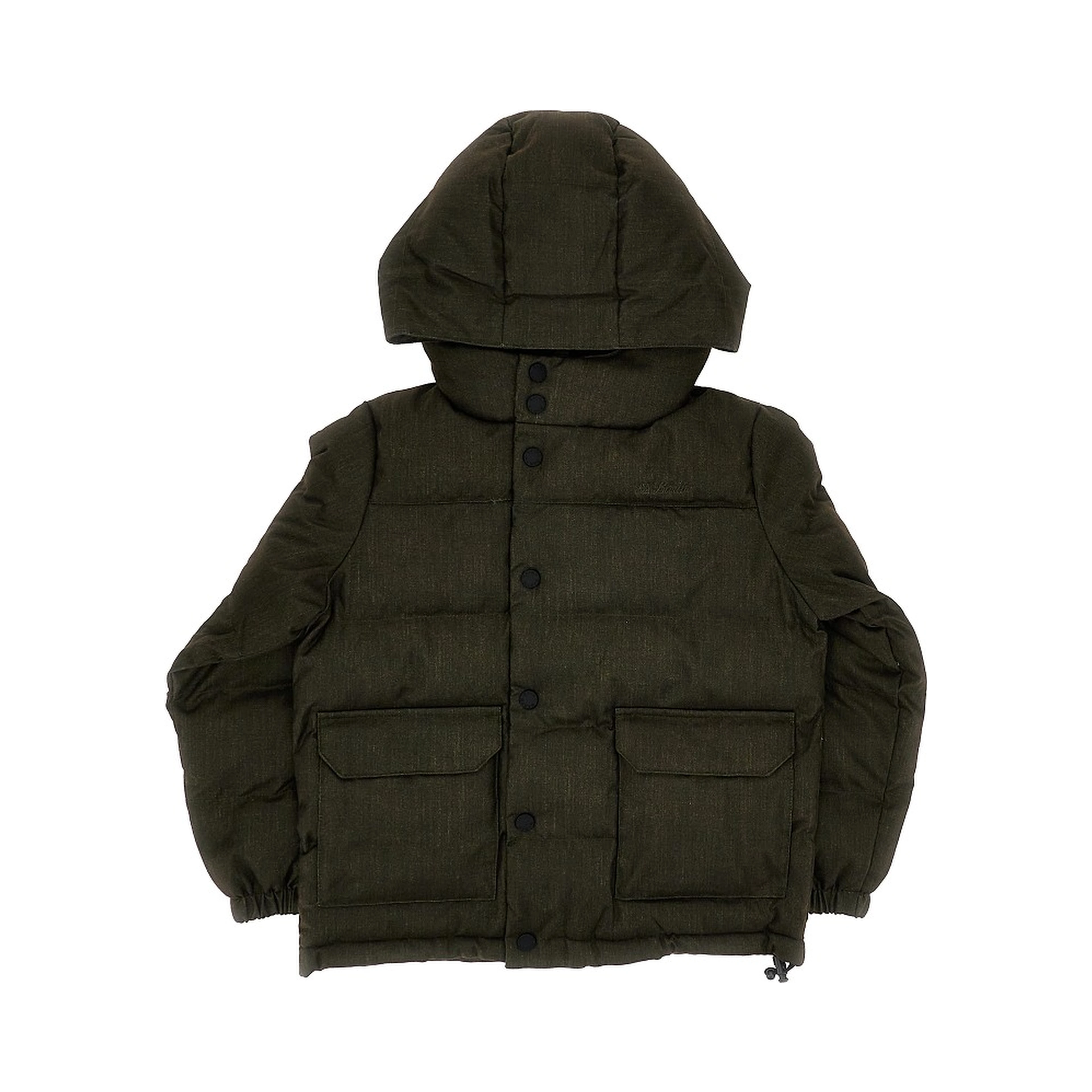 'Apres School' embroidery padded jacket