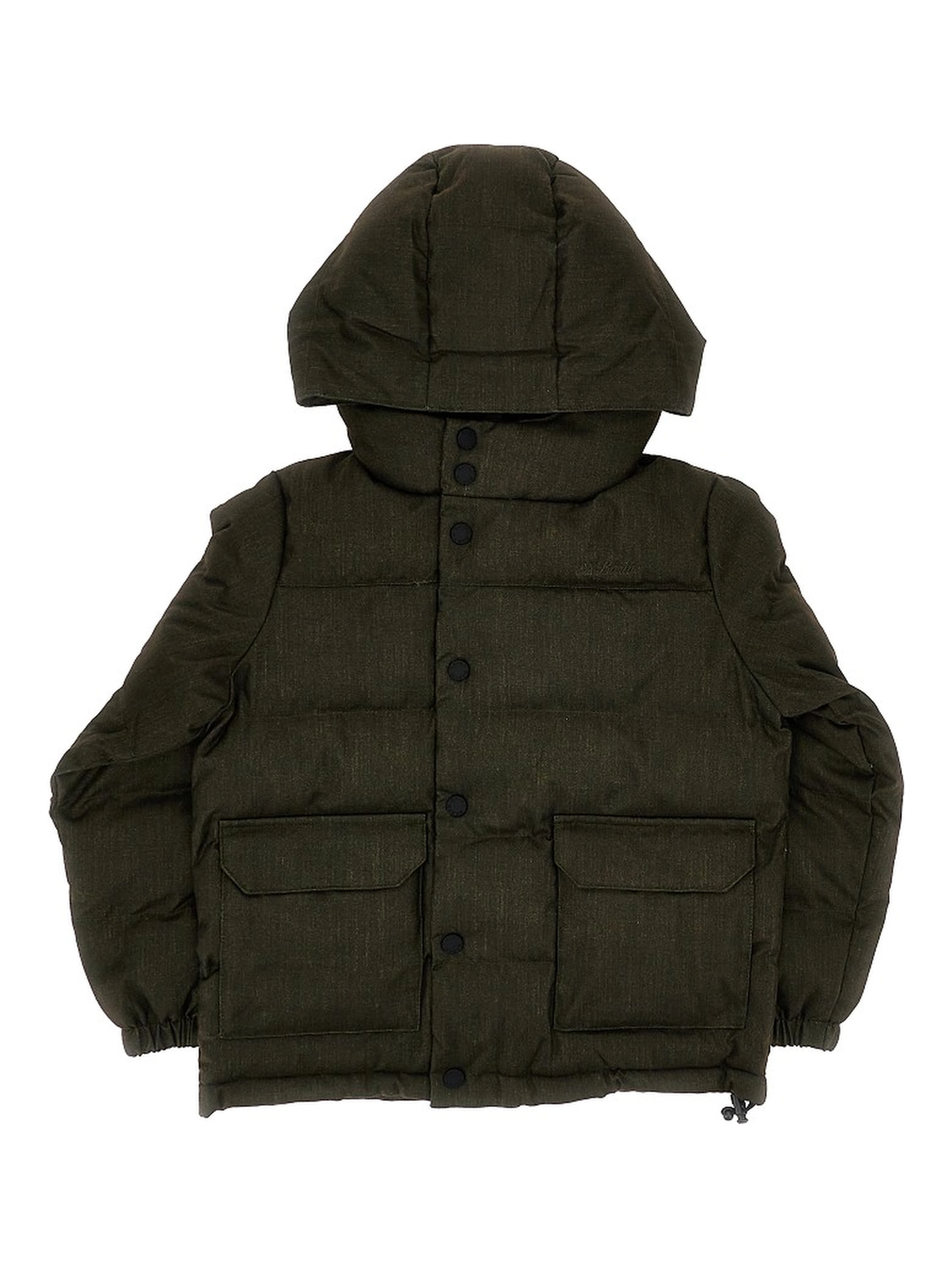 'Apres School' embroidery padded jacket