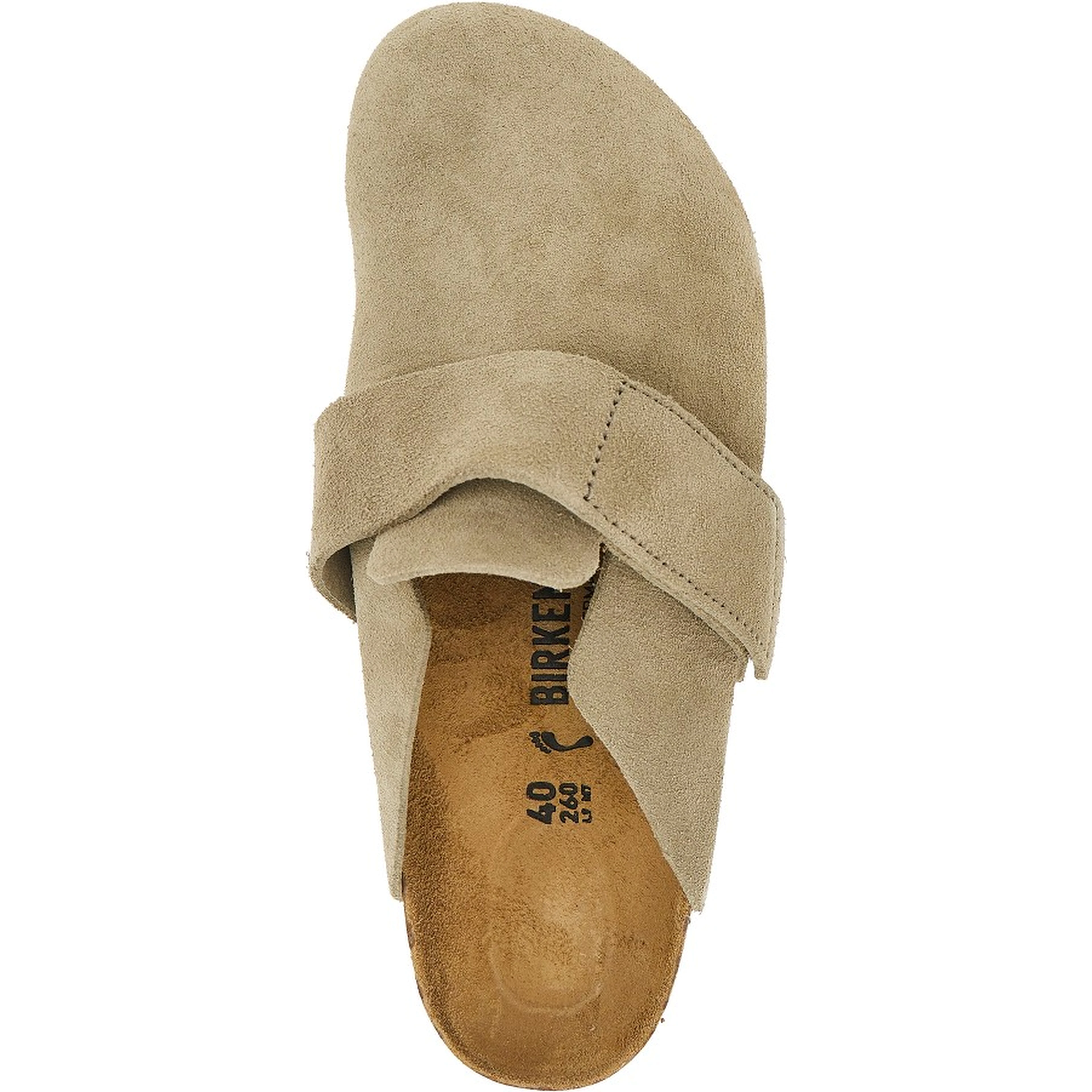 'Loma' suede leather clogs