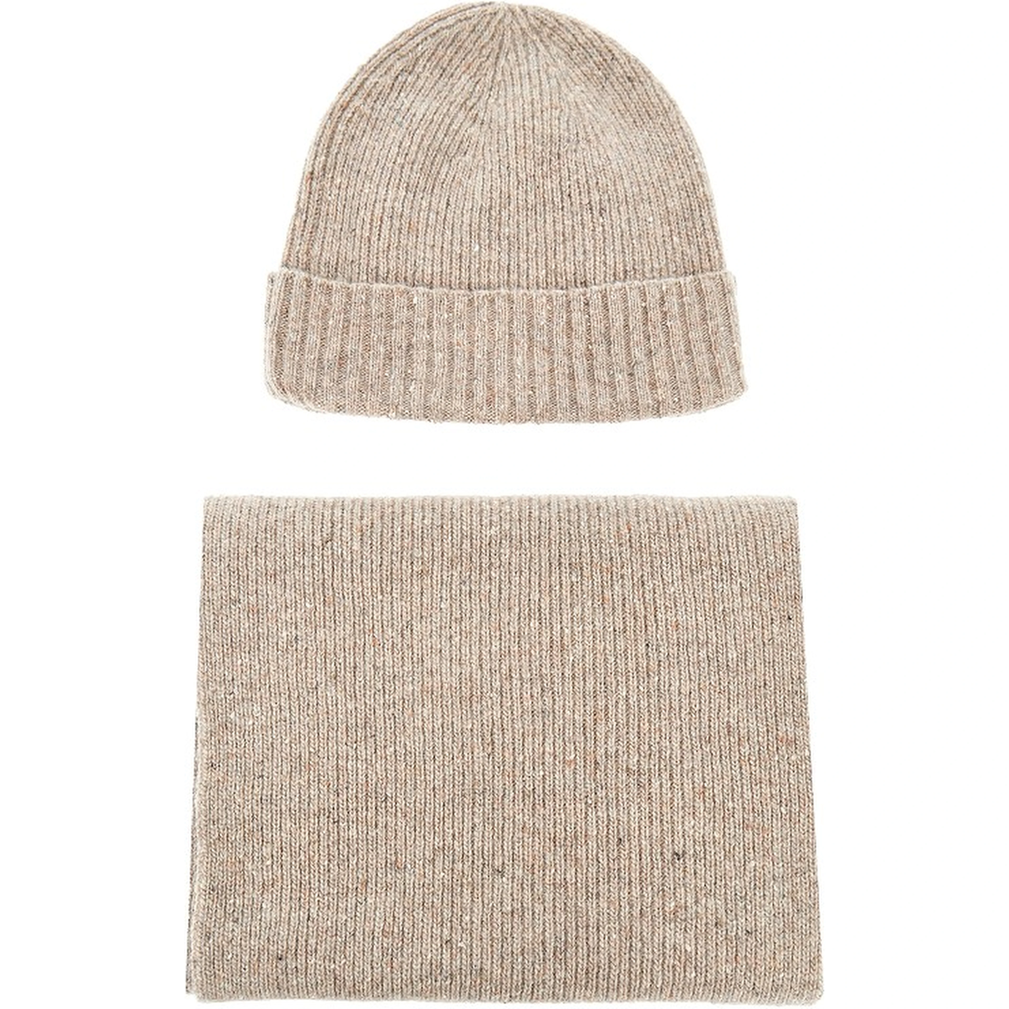 Beanie hat and scarf set