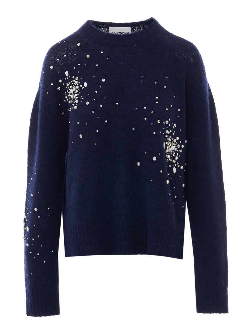 DES PHEMMES Sweaters Blue