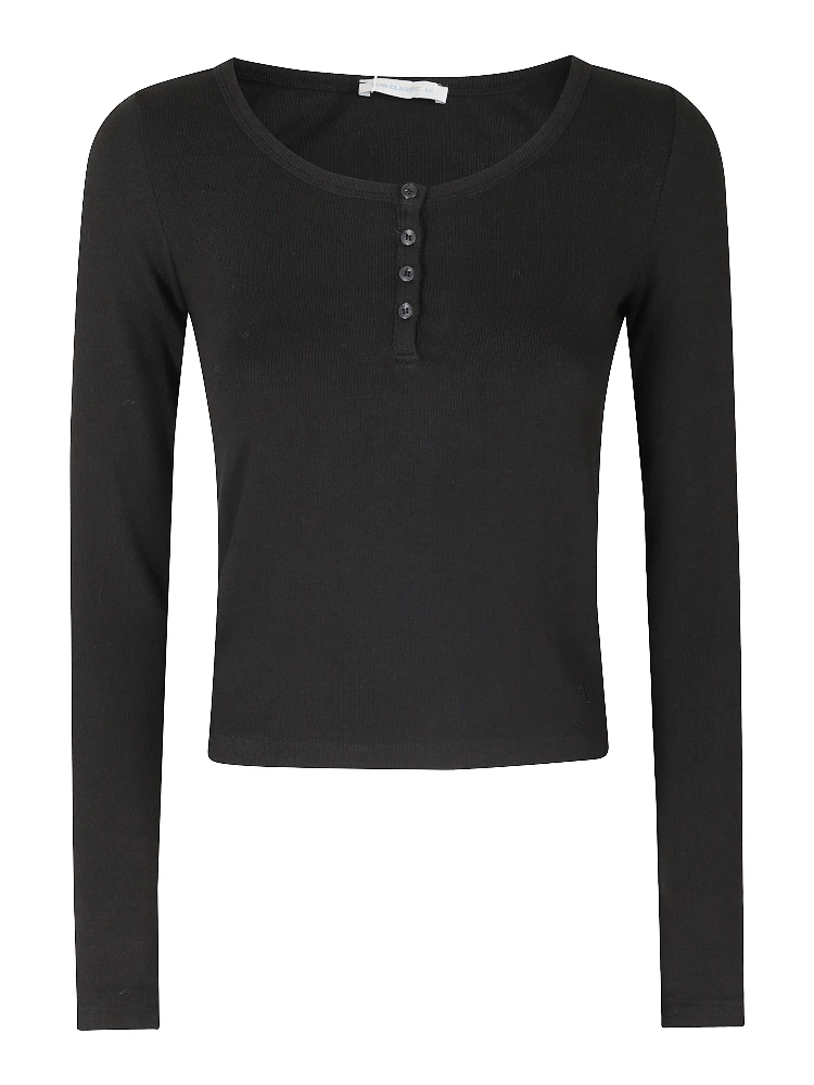 HENRY NECK LONG SLEEVE T-SHIRT