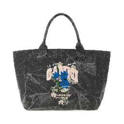 Medium Trapeze Easy Shopper Flower Print