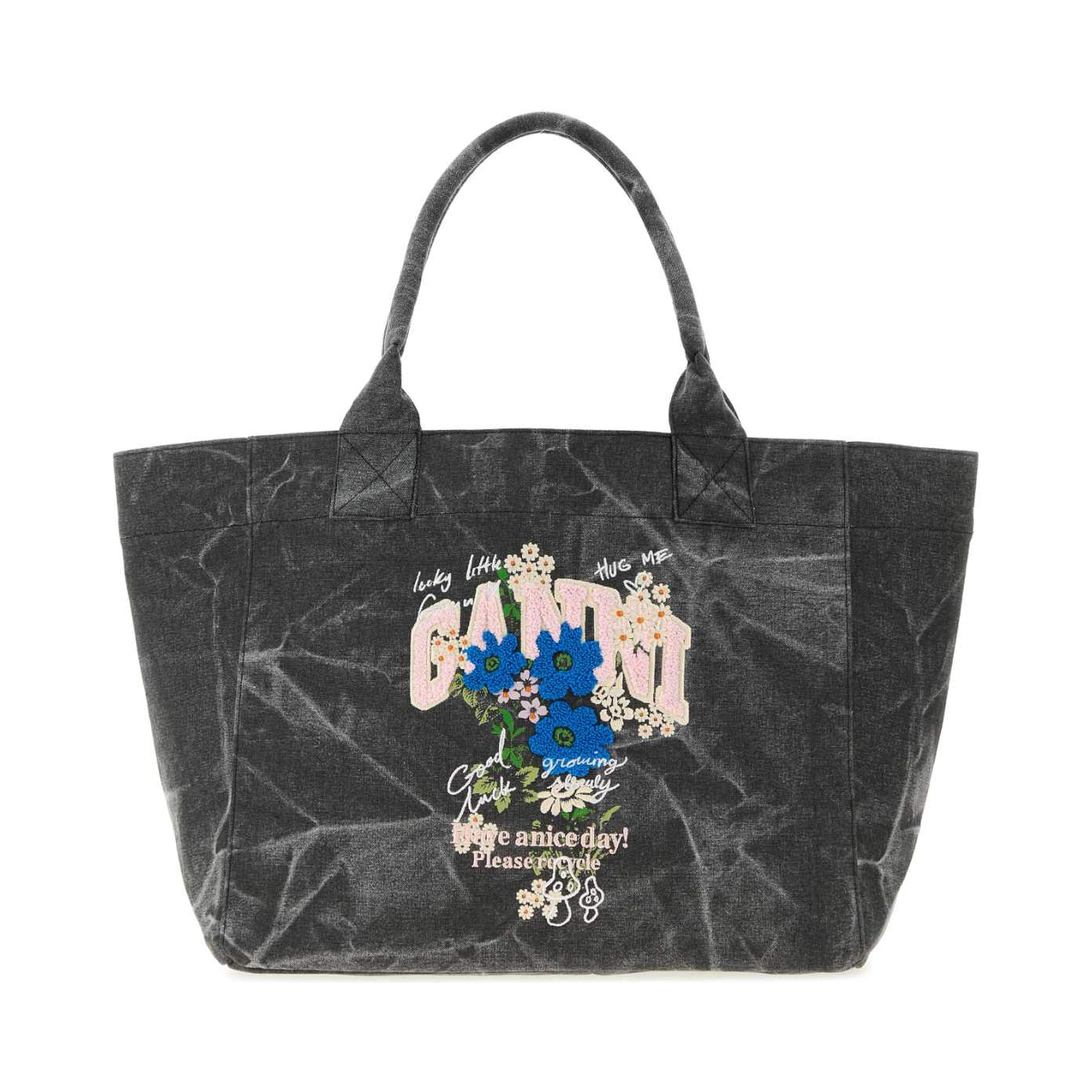 Medium Trapeze Easy Shopper Flower Print