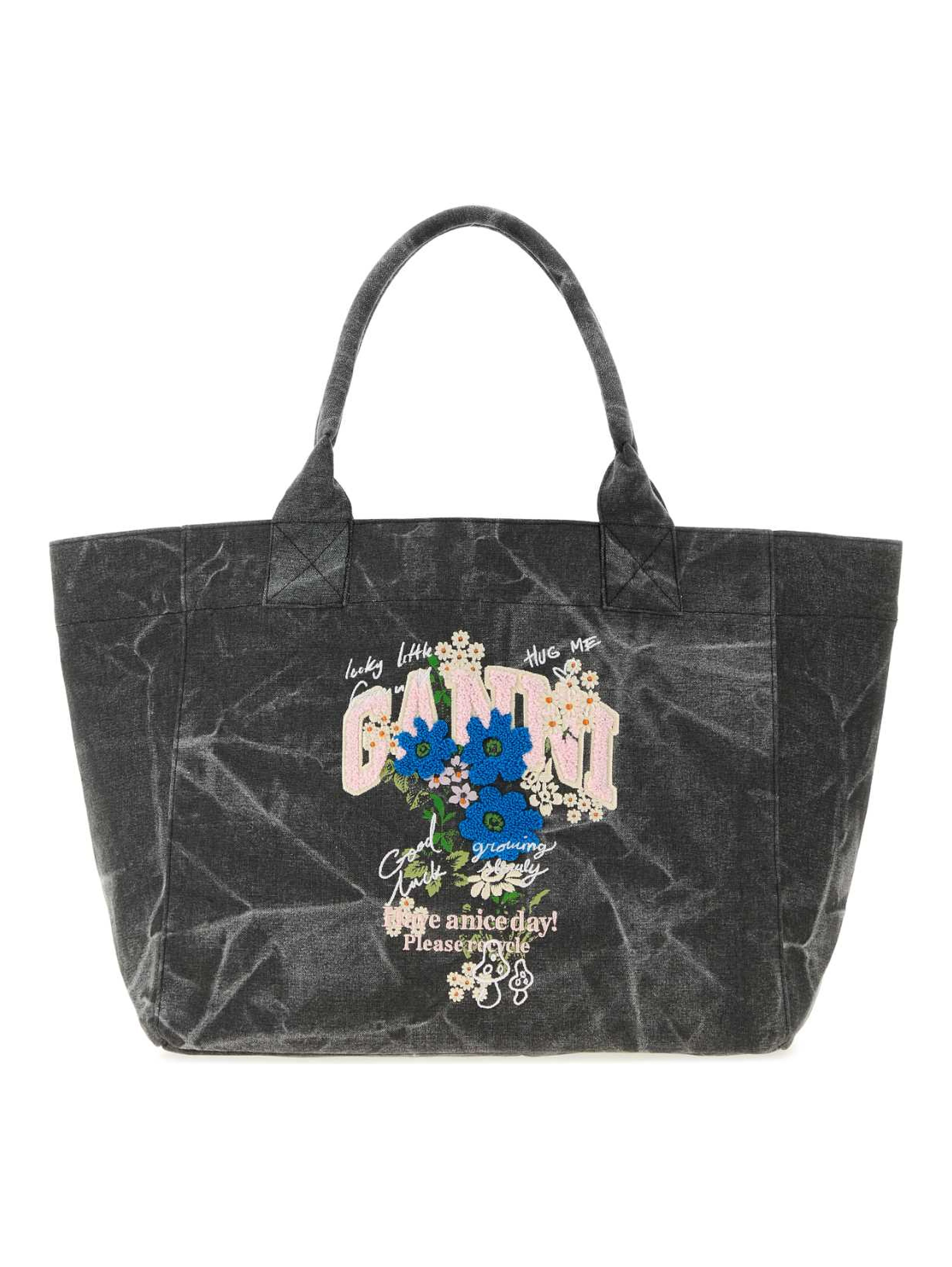 Medium Trapeze Easy Shopper Flower Print