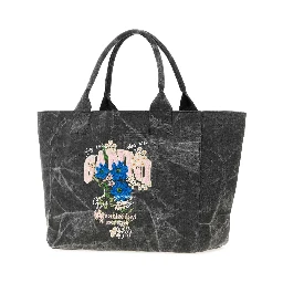 Medium Trapeze Easy Shopper Flower Print