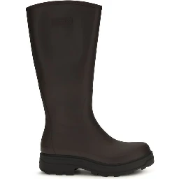 Brown Rubber Rain Boots