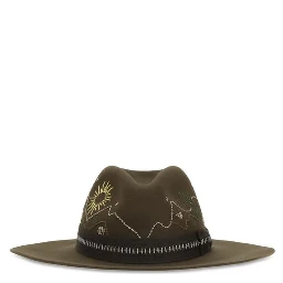 Bicolor Wool Oves Aries Fedora