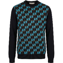 Light Blue Wool Men's Sweater