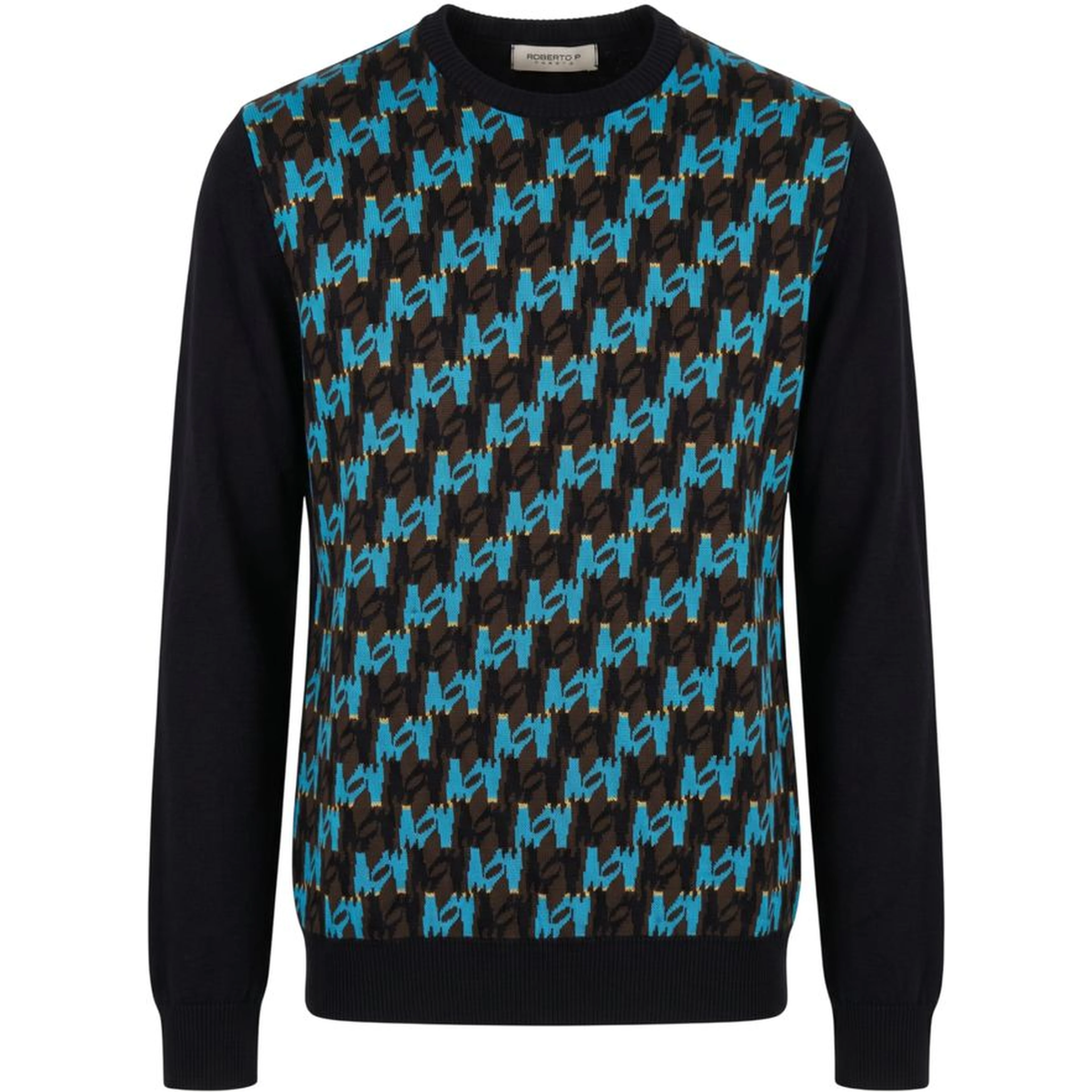 Light Blue Wool Men's Sweater