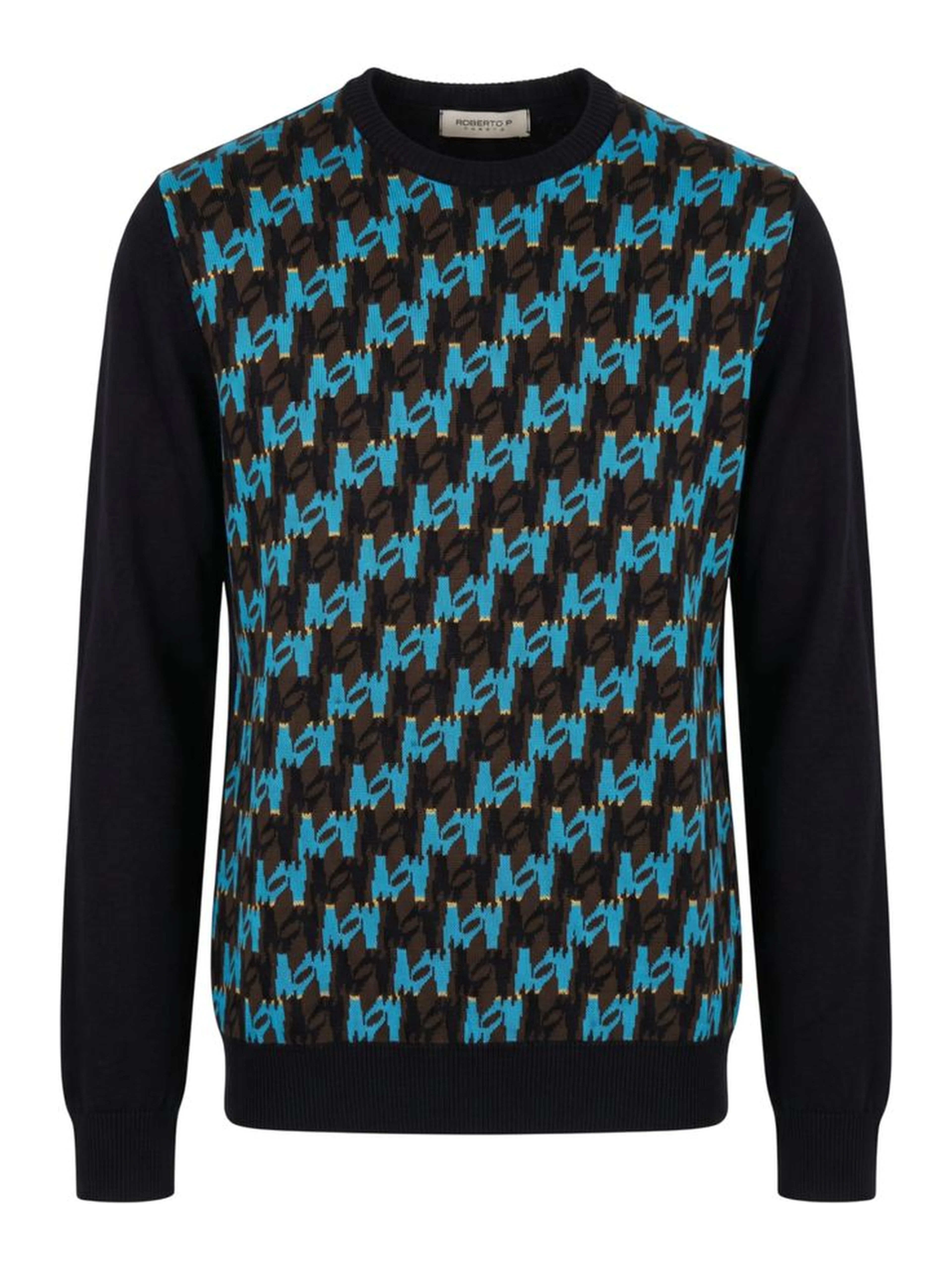 Light Blue Wool Men's Sweater