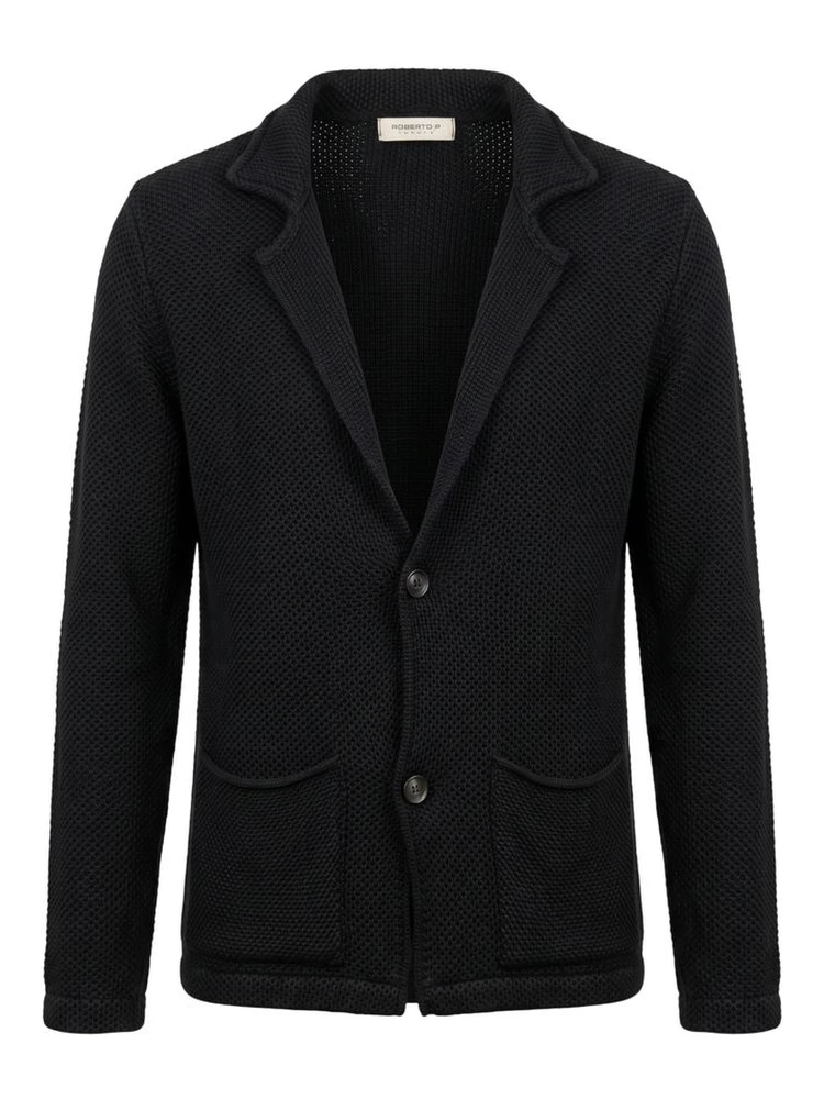 Black Wool Men's Sweater