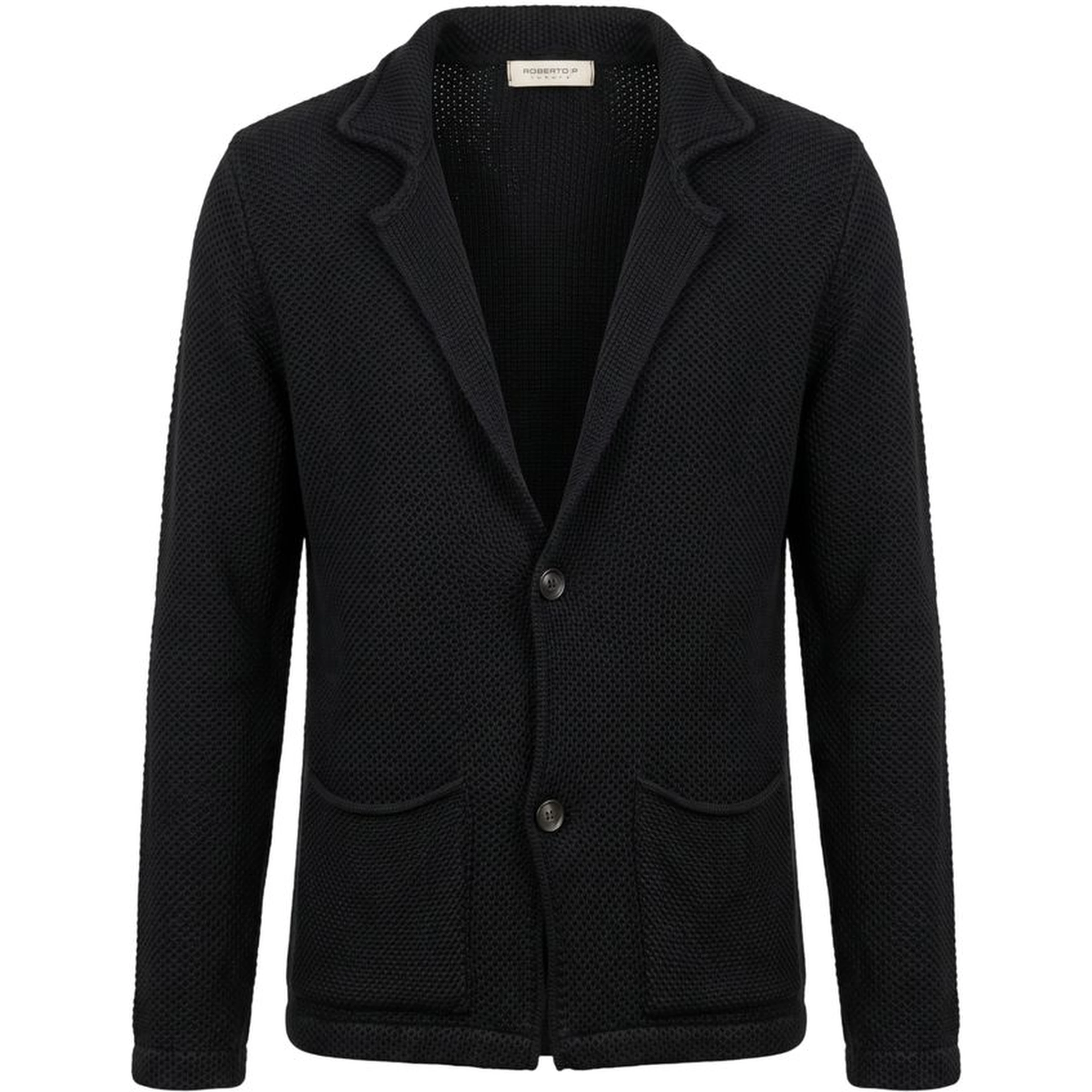 Black Wool Men's Sweater