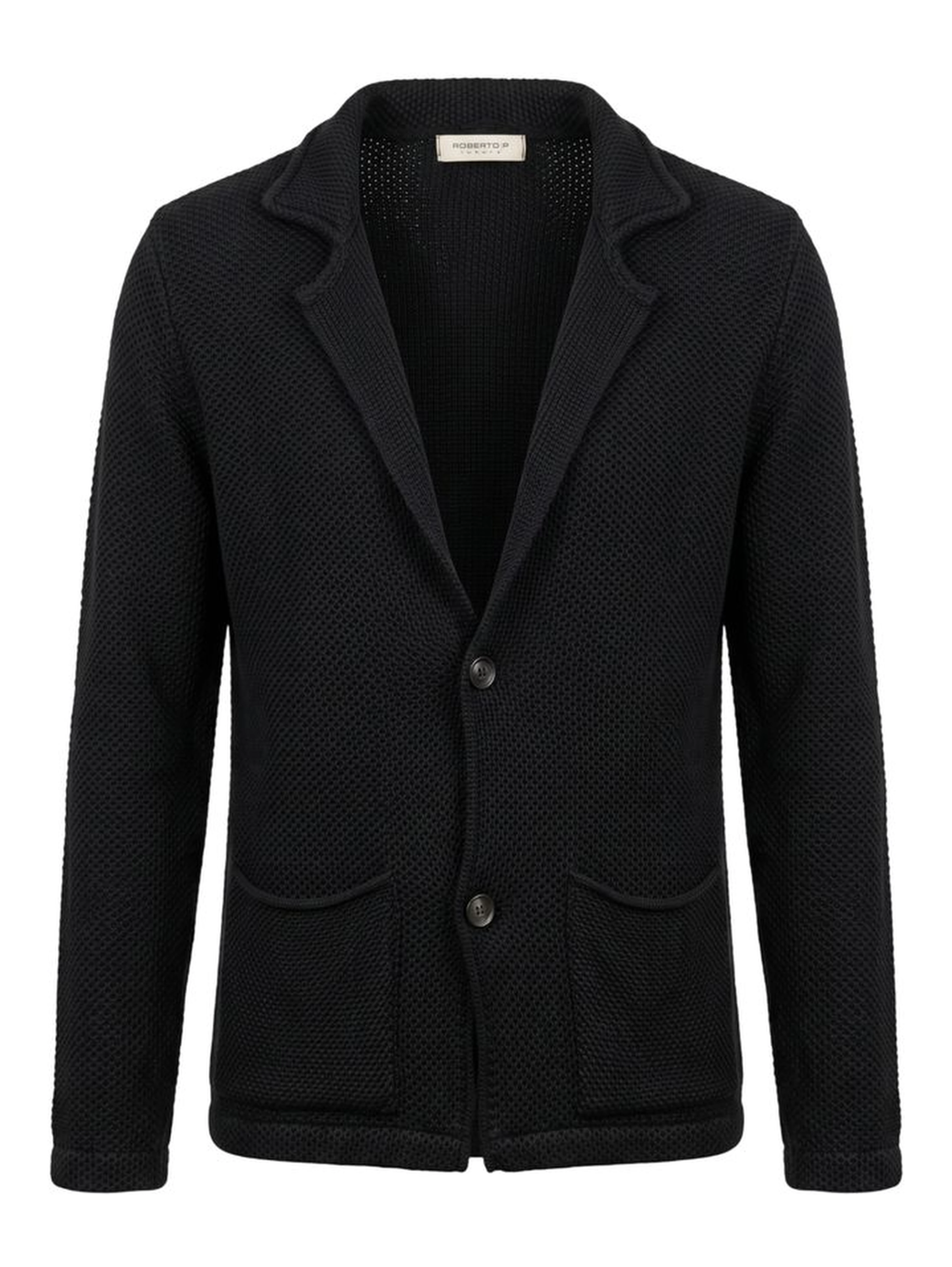 Black Wool Men's Sweater