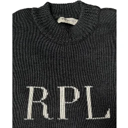 Grey Wool Men Sweater