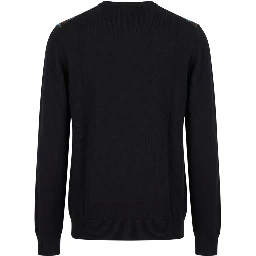 Light Blue Wool Men's Sweater