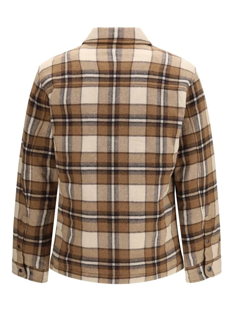 Brown Wool Oves Aries Full-Length Jacket alternative