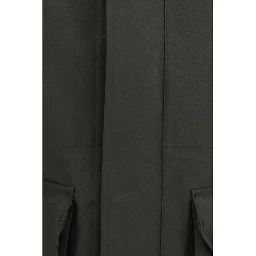 Black Polyester Parka