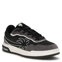 Black Calf Leather Bos Taurus Low Top Sneakers