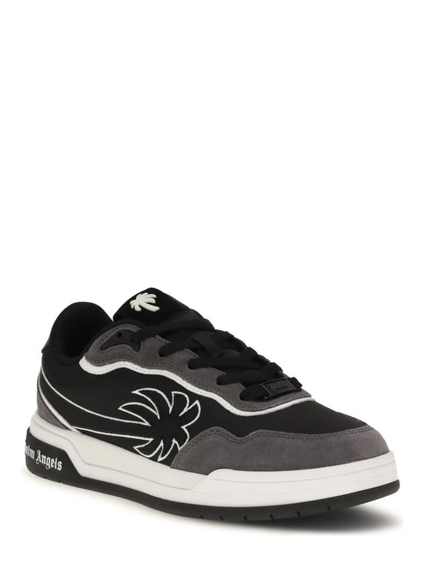 Black Calf Leather Bos Taurus Low Top Sneakers