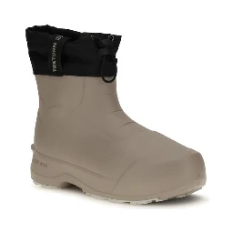 Beige Rubber Ankle Boots
