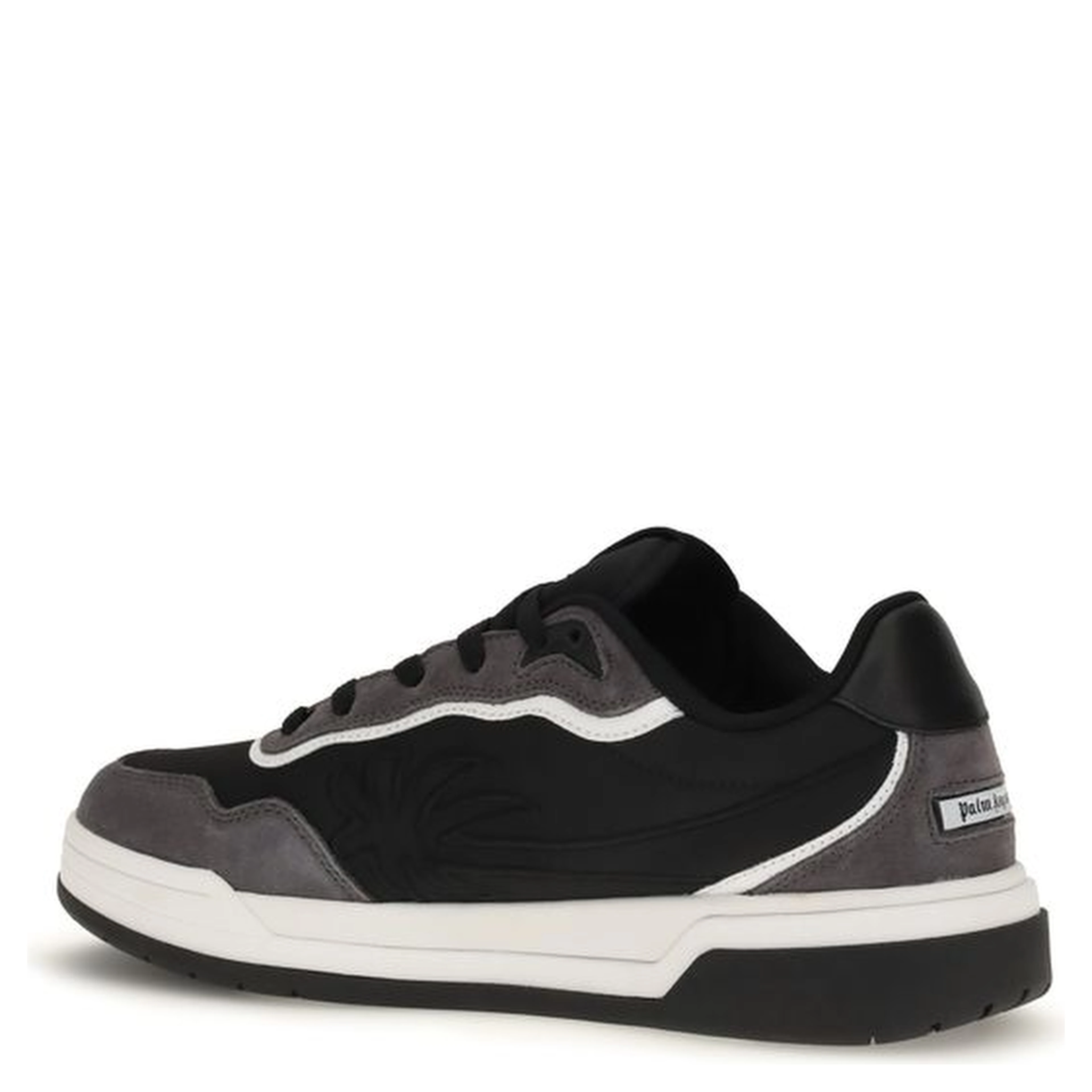 Black Calf Leather Bos Taurus Low Top Sneakers