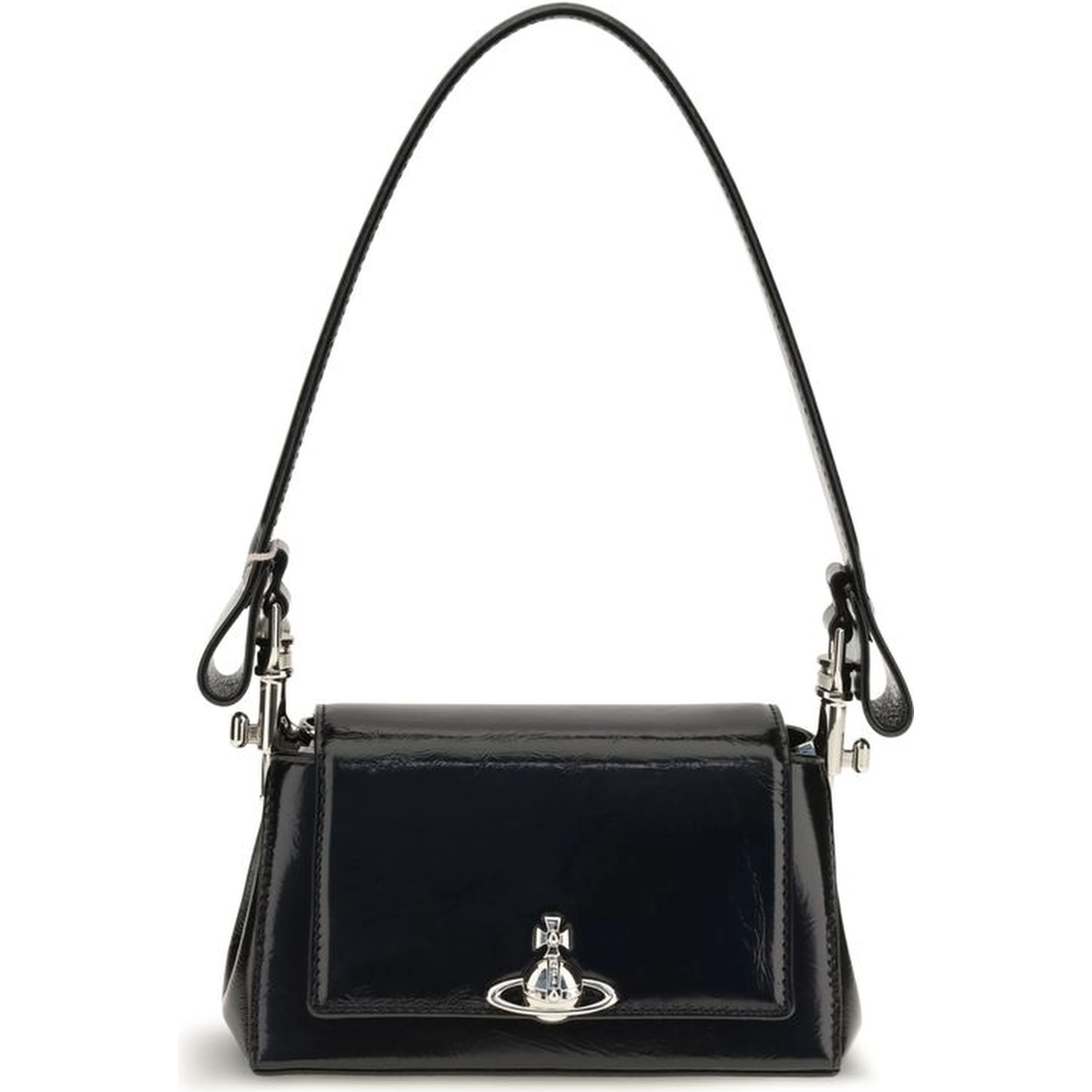 Black Calf Leather Bos Taurus Handbag