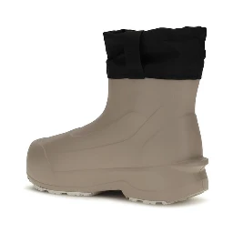 Beige Rubber Ankle Boots