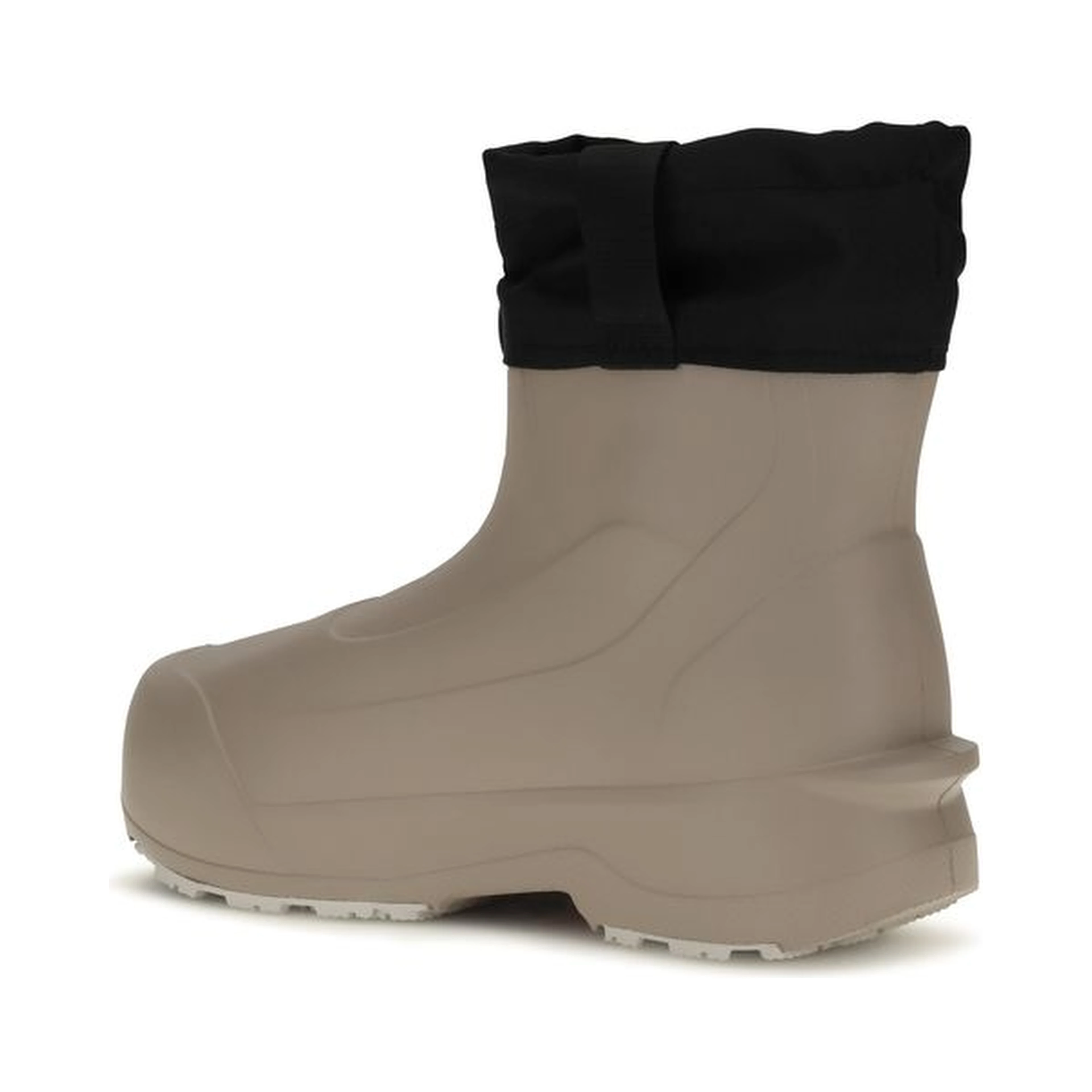 Beige Rubber Ankle Boots